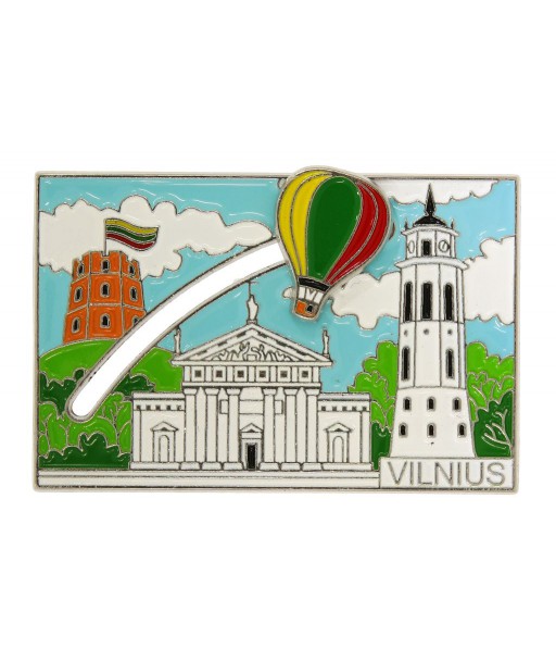Magnetas Vilnius su judančiu oro balionu